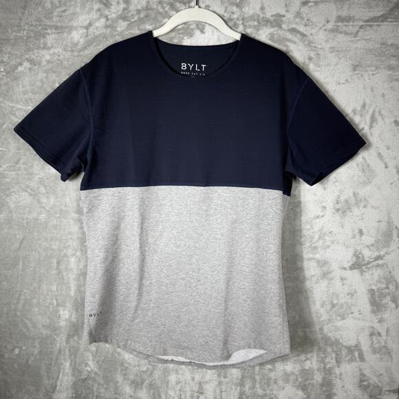 BYLT Drop Cut‎ Lux Shirt Mens Medium Bi-color - Picture 1 of 7